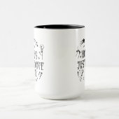 No Guts Just Groove Halloween Dancing Skeletons Tasse (Zentrum)