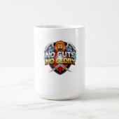 No Guts, No Glory: Motivational & Success Mindset Kaffeetasse (Mittel)