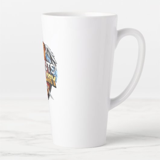 No Guts, No Glory: Motivational & Success Mindset Milchtasse (Rechts)