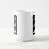 No Gym No Abs No bedauert kühnes Design Kaffeetasse (Mittel)