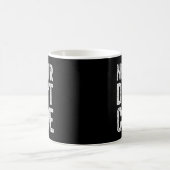 No Hair Dont Care Funny Bald Kaffeetasse (Mittel)
