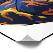 No Handouts Just Hustle – Street Motivation Poster (Ecke)