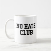No Hate Club Kaffeetasse (Links)