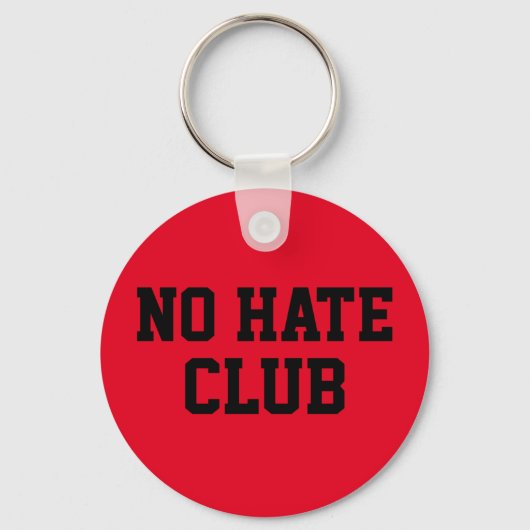No Hate Club Schlüsselanhänger (Vorderseite)