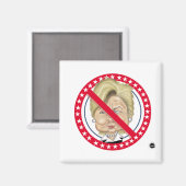 NO-HILLARY Magnet (Vorderseite/Rückseite)