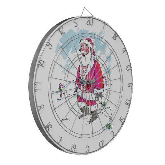No Ho Ho Ho Dartboard Dartscheibe (Vorderseite Links)