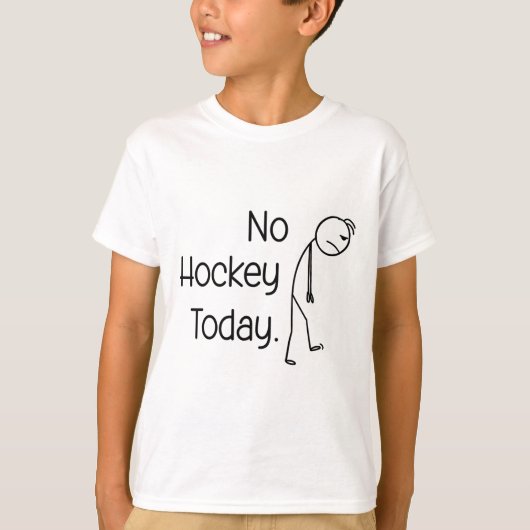 No Hockey Today Funny Ice Rink Vibe Stick And Skat T-Shirt (Vorderseite)