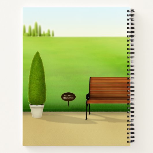 "No Hogs Zullownte" Niedliches Dog Poo im Sonnigen Notizblock (Rückseite)