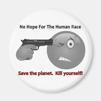 No Hope Emoticon Logo Magnet