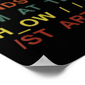 No How It Ends No How It Starts Quote Poster (Ecke)