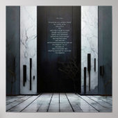 NO How Poem Philosophy Poster (Vorne)