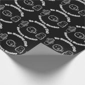 No Hugging Club Geschenkpapier (Ecke)