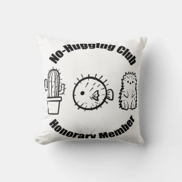 No Hugging Club Kissen