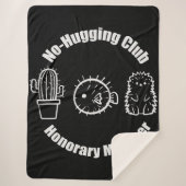 No Hugging Club Sherpadecke (Vorderseite)