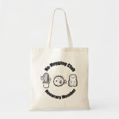 No Hugging Club Tragetasche (Vorne)