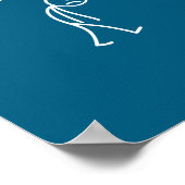 No Hunting Today Sad Stickman Funny For Hunters  Poster (Ecke)