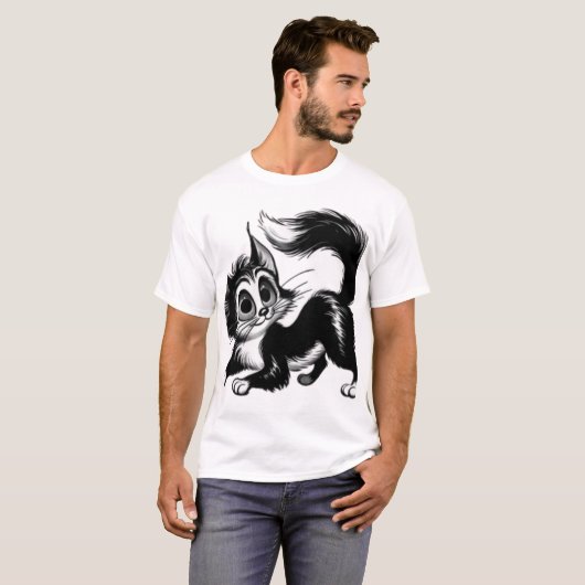 No Hurries No Worries Funny Cat Tee (Vorne ganz)