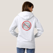 NO I.C.E. HOODIE (Schwarz voll)