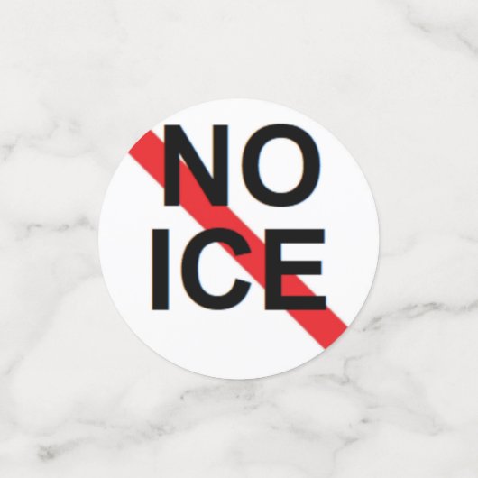 NO ICE  KONFETTI (Klein Vorderseite)