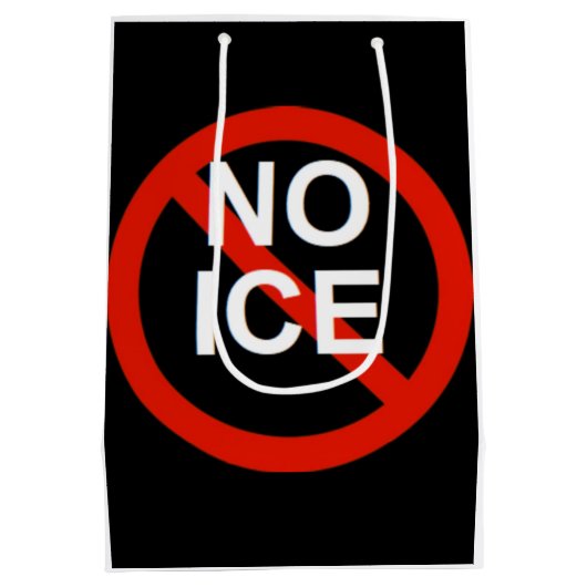 NO ICE  MITTLERE GESCHENKTÜTE (Rückseite)