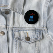 No Ice Please Cat Abolish Chinga La Migra Meme Fun Button (Beispiel)