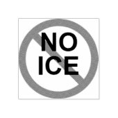 NO ICE Wood Art Stamp Gummistempel (Prägung)