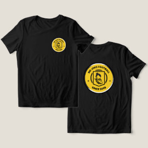 No Joke Football-Wappen Schild Tri-Blend Shirt