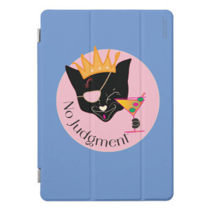 "No Judgment" Katze mit Tiara iPad Pro Cover