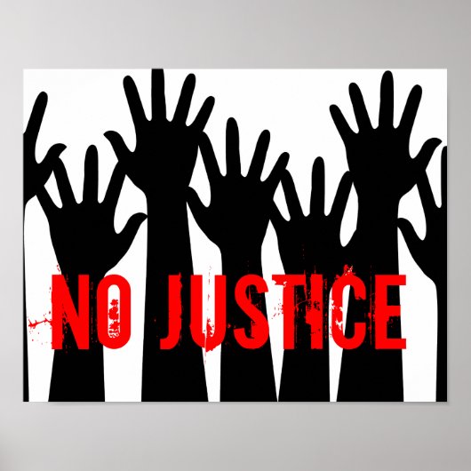 No Justice Poster (Vorne)