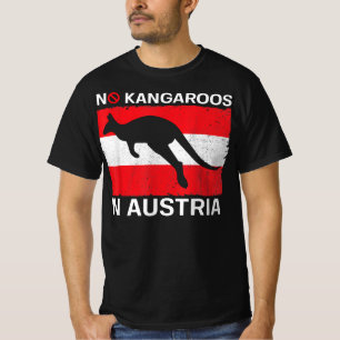 No Kangaroos In Austria T-Shirt Funny Gift T-Shirt