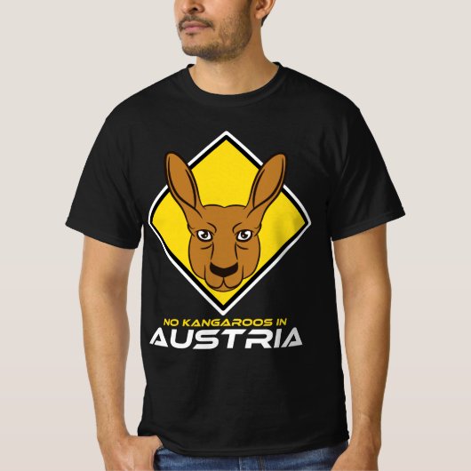 No Kangaroos in Österreich - Animal Kangaroo T-Shirt (Vorderseite)