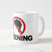 "NO KARENING" Jumbo 20oz Jumbo-Tasse (Vorderseite Rechts)