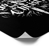 No King But Christ Christian Faith Jesus Religious Poster (Ecke)