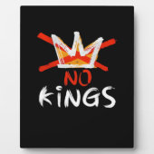 No King Funny Quote Retro Creative Style Fotoplatte (Vorderseite)