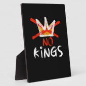 No King Funny Quote Retro Creative Style Fotoplatte (Seite)