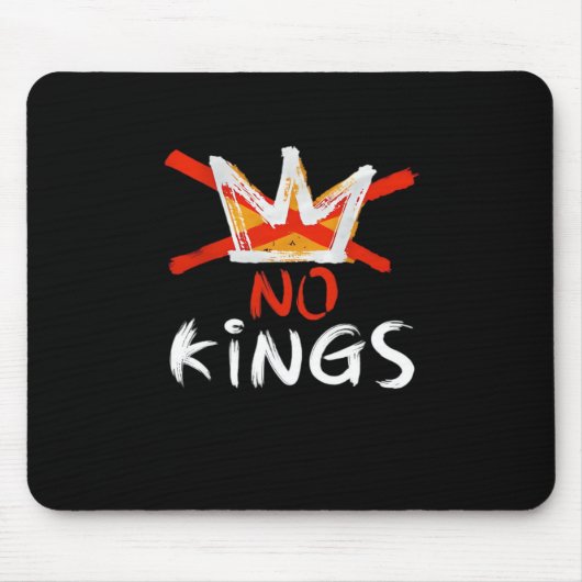 No King Funny Quote Retro Creative Style Mousepad (Vorne)