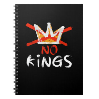 No King Funny Quote Retro Creative Style Notizblock
