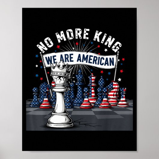 No King In America Gift Men Women Poster (Vorne)