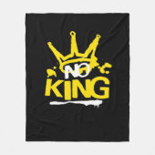 No King Minimal Clean Fleecedecke (Vorderseite)