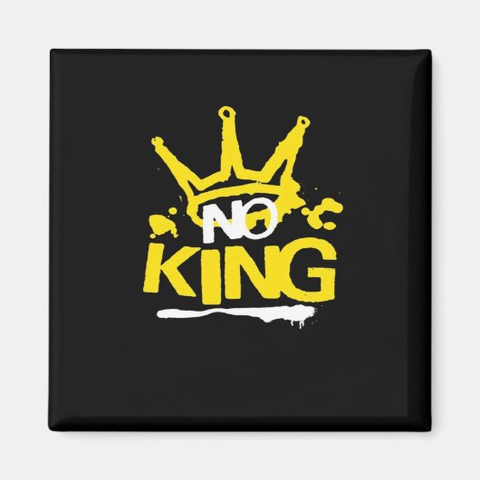 No King Minimal Clean Magnet (Vorne)