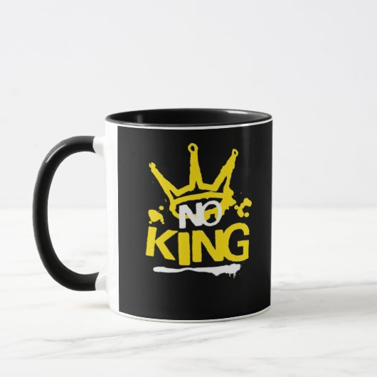 No King Minimal Clean Tasse (Links)