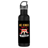 No King Patriotic Freedom No Kings In America Crea Edelstahlflasche (Vorderseite)