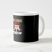 No King Patriotic Freedom No Kings In America Crea Jumbo-Tasse (Vorderseite Rechts)
