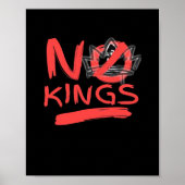 No King Simple Clean Design Poster (Vorne)