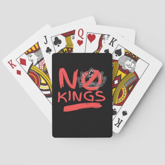 No King Simple Clean Design Spielkarten (Rückseite)