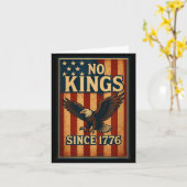 No King Since 1776 Patriotic Dom Shirts Men Women Karte (Gelbe Blume)