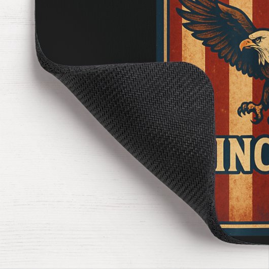 No King Since 1776 Patriotic Dom Shirts Men Women Mousepad (Ecke)