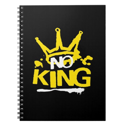 No King Vintage Stil Notizblock (Vorderseite)