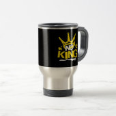 No King Vintage-Stil Reisebecher (VorderseiteRechts)