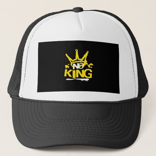No King Vintage-Stil Truckerkappe (Vorderseite)